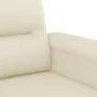 Sillón cuero sintético crema 60 cm de , Sofás - Ref: Foro24-359574, Precio: 148,47 €, Descuento: %