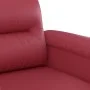 Sillón cuero sintético rojo tinto 60 cm de , Sofás - Ref: Foro24-359576, Precio: 158,49 €, Descuento: %