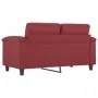 2 seater sofa in wine red synthetic leather 120 cm by , Sofas - Ref: Foro24-359581, Price: 232,70 €, Discount: %