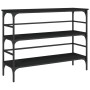 Mesa consola madera de ingeniería negro 100x32x75 cm de , Mesas auxiliares - Ref: Foro24-839048, Precio: 63,51 €, Descuento: %