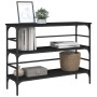 Mesa consola madera de ingeniería negro 100x32x75 cm de , Mesas auxiliares - Ref: Foro24-839048, Precio: 63,51 €, Descuento: %