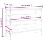 Mesa consola madera de ingeniería negro 100x32x75 cm de , Mesas auxiliares - Ref: Foro24-839048, Precio: 63,51 €, Descuento: %