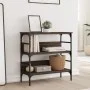Oak brown engineered wood console table 75x32x75 cm by , Side tables - Ref: Foro24-839057, Price: 50,89 €, Discount: %