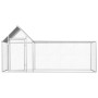 Gallinero acero galvanizado 3x1x1,5 m de vidaXL, Jaulas y habitáculos para animales pequeños - Ref: Foro24-144554, Precio: 22...