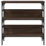 Oak brown engineered wood console table 75x32x75 cm by , Side tables - Ref: Foro24-839057, Price: 50,89 €, Discount: %