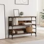 Mesa consola madera de ingeniería roble ahumado 100x32x75 cm de , Mesas auxiliares - Ref: Foro24-839060, Precio: 64,96 €, Des...