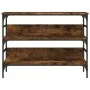 Mesa consola madera de ingeniería roble ahumado 100x32x75 cm de , Mesas auxiliares - Ref: Foro24-839060, Precio: 64,96 €, Des...