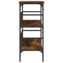 Mesa consola madera de ingeniería roble ahumado 100x32x75 cm de , Mesas auxiliares - Ref: Foro24-839060, Precio: 65,75 €, Des...