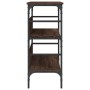 Mesa consola madera de ingeniería marrón roble 100x32x75 cm de , Mesas auxiliares - Ref: Foro24-839062, Precio: 65,39 €, Desc...