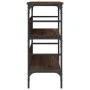 Oak brown engineered wood console table 100x32x75 cm by , Side tables - Ref: Foro24-839062, Price: 64,67 €, Discount: %