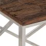 Mesa de centro de acero inoxidable plateado y madera maciza de , Mesas de centro - Ref: Foro24-349941, Precio: 91,62 €, Descu...