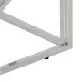 Mesa de centro de acero inoxidable plateado y madera maciza de , Mesas de centro - Ref: Foro24-349941, Precio: 91,62 €, Descu...
