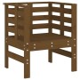 Sillas jardín 2 unidades madera pino marrón miel 61,5x53x71 cm de , Sillas de jardín - Ref: Foro24-825131, Precio: 149,23 €, ...