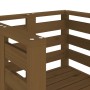 Sillas jardín 2 unidades madera pino marrón miel 61,5x53x71 cm de , Sillas de jardín - Ref: Foro24-825131, Precio: 149,23 €, ...