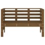 Banco de jardín madera maciza pino marrón miel 111,5x53x71 cm de , Bancos de jardín - Ref: Foro24-825138, Precio: 106,52 €, D...