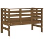 Banco de jardín madera maciza pino marrón miel 111,5x53x71 cm de , Bancos de jardín - Ref: Foro24-825138, Precio: 106,52 €, D...