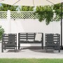 Juego de muebles de jardín 3 pzas madera maciza de pino gris de , Conjuntos de jardín - Ref: Foro24-825144, Precio: 180,11 €,...