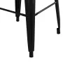 Taburetes de bar apilables 2 unidades de metal negro de vidaXL, Taburetes de cocina - Ref: Foro24-248147, Precio: 137,61 €, D...