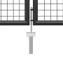 Anthrazitgraues Gartentor aus Stahl 500x150 cm von vidaXL, Gartentore - Ref: Foro24-144337, Preis: 747,04 €, Rabatt: %