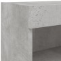 Muebles de TV con luces LED 2 uds gris hormigón 80x30x30 cm de , Muebles TV - Ref: Foro24-837148, Precio: 70,82 €, Descuento: %