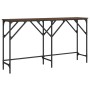 Mesa consola madera de ingeniería roble marrón 140x29x75 cm de , Mesas auxiliares - Ref: Foro24-837761, Precio: 50,44 €, Desc...