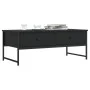 Black engineered wood coffee table 101x49x39.5 cm by , Coffee table - Ref: Foro24-837737, Price: 68,30 €, Discount: %