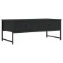 Black engineered wood coffee table 101x49x39.5 cm by , Coffee table - Ref: Foro24-837737, Price: 68,30 €, Discount: %