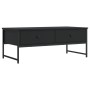 Mesa de centro madera de ingeniería negro 101x49x39,5 cm de , Mesas de centro - Ref: Foro24-837737, Precio: 65,24 €, Descuent...
