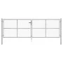 Silberverzinktes Gartentor aus Stahl, 415 x 175 cm von vidaXL, Gartentore - Ref: Foro24-144300, Preis: 458,34 €, Rabatt: %