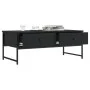 Black engineered wood coffee table 101x49x39.5 cm by , Coffee table - Ref: Foro24-837737, Price: 68,30 €, Discount: %