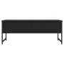 Black engineered wood coffee table 101x49x39.5 cm by , Coffee table - Ref: Foro24-837737, Price: 68,30 €, Discount: %