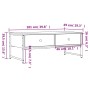 Mesa de centro madera de ingeniería negro 101x49x39,5 cm de , Mesas de centro - Ref: Foro24-837737, Precio: 65,24 €, Descuent...