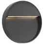 Lámparas LED de pared para jardín 2 unidades redonda negra 3 W de vidaXL, Iluminación de exterior - Ref: Foro24-45658, Precio...