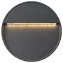 Lámparas LED de pared para jardín 2 unidades redonda negra 3 W de vidaXL, Iluminación de exterior - Ref: Foro24-45658, Precio...