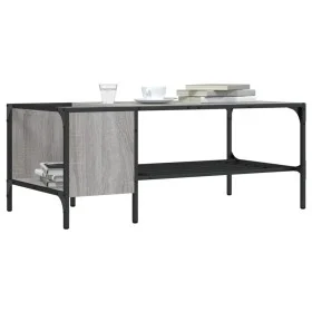 Sonoma engineering wood shelf coffee table gray 100x51x40 cm by , Coffee table - Ref: Foro24-837735, Price: 37,04 €, Discount: %