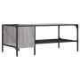Mesa centro estante madera ingeniería Sonoma gris 100x51x40 cm de , Mesas de centro - Ref: Foro24-837735, Precio: 37,35 €, De...