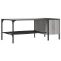 Mesa centro estante madera ingeniería Sonoma gris 100x51x40 cm de , Mesas de centro - Ref: Foro24-837735, Precio: 37,35 €, De...