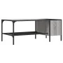 Sonoma engineering wood shelf coffee table gray 100x51x40 cm by , Coffee table - Ref: Foro24-837735, Price: 37,04 €, Discount: %