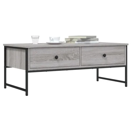 Mesa de centro madera de ingeniería gris Sonoma 101x49x39,5 cm de , Mesas de centro - Ref: Foro24-837740, Precio: 69,48 €, De...
