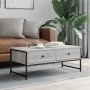Mesa de centro madera de ingeniería gris Sonoma 101x49x39,5 cm de , Mesas de centro - Ref: Foro24-837740, Precio: 69,48 €, De...