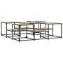 Mesa de centro madera de ingeniería roble Sonoma 121x121x40 cm de , Mesas de centro - Ref: Foro24-839069, Precio: 70,11 €, De...