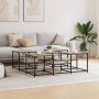 Mesa de centro madera de ingeniería roble Sonoma 121x121x40 cm de , Mesas de centro - Ref: Foro24-839069, Precio: 70,11 €, De...