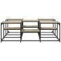 Mesa de centro madera de ingeniería roble Sonoma 121x121x40 cm de , Mesas de centro - Ref: Foro24-839069, Precio: 70,11 €, De...