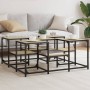 Mesa de centro madera de ingeniería roble Sonoma 91x91x40 cm de , Mesas de centro - Ref: Foro24-839074, Precio: 56,46 €, Desc...