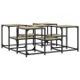 Mesa de centro madera de ingeniería roble Sonoma 91x91x40 cm de , Mesas de centro - Ref: Foro24-839074, Precio: 56,46 €, Desc...