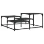 Mesa de centro madera de ingeniería negra 87,5x87,5x40 cm de , Mesas de centro - Ref: Foro24-837742, Precio: 42,73 €, Descuen...