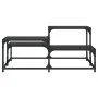 Mesa de centro madera de ingeniería negra 87,5x87,5x40 cm de , Mesas de centro - Ref: Foro24-837742, Precio: 42,73 €, Descuen...