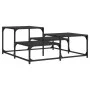 Mesa de centro madera de ingeniería negra 87,5x87,5x40 cm de , Mesas de centro - Ref: Foro24-837742, Precio: 42,73 €, Descuen...