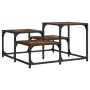 Mesa de centro madera de ingeniería roble ahumado 68x68x40 cm de , Mesas de centro - Ref: Foro24-837749, Precio: 35,57 €, Des...