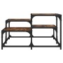 Mesa de centro madera de ingeniería roble ahumado 68x68x40 cm de , Mesas de centro - Ref: Foro24-837749, Precio: 35,57 €, Des...